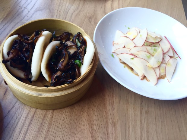 Momofuku DC Shiitake Buns and Rockfish Crudo