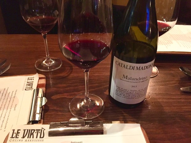 Le Virtu Montepulciano red wine: Cataldi Madonna Malandrino