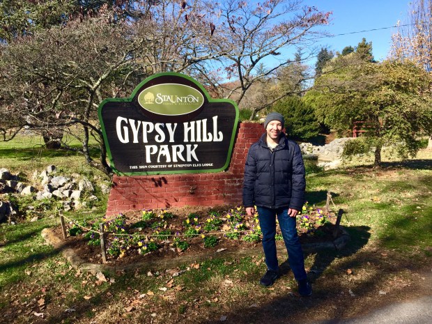 Paul standing at Gypsy Hill Park