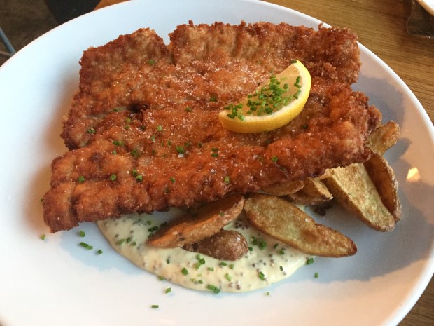 Metzger Bar & Butchery golden pork schnitzel