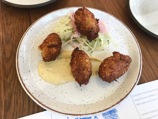 Anchorage Bahamian fish fritters