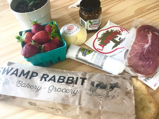 Swamp Rabbit Cafe picnic in Greenville, SC