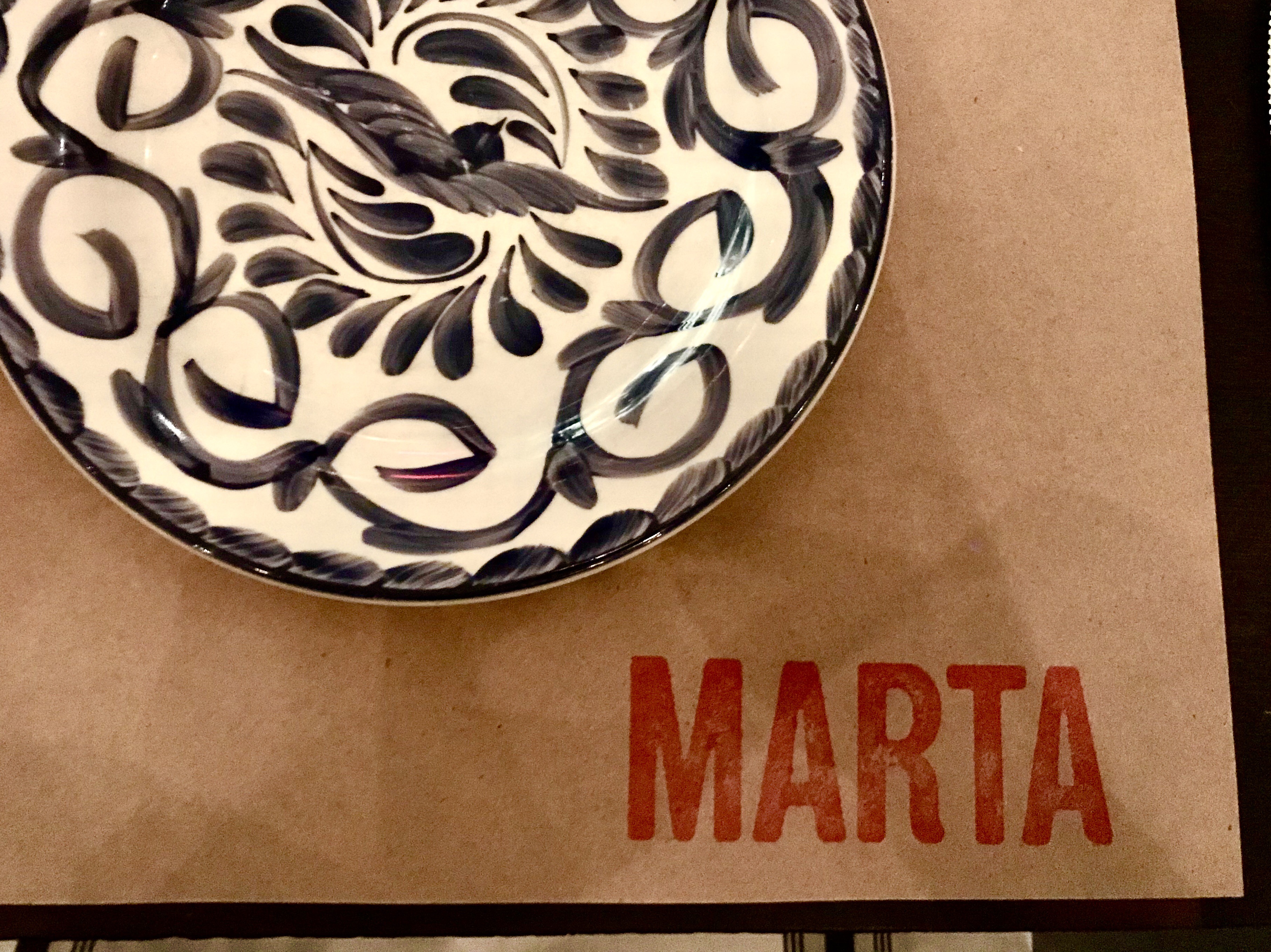 Marta plate