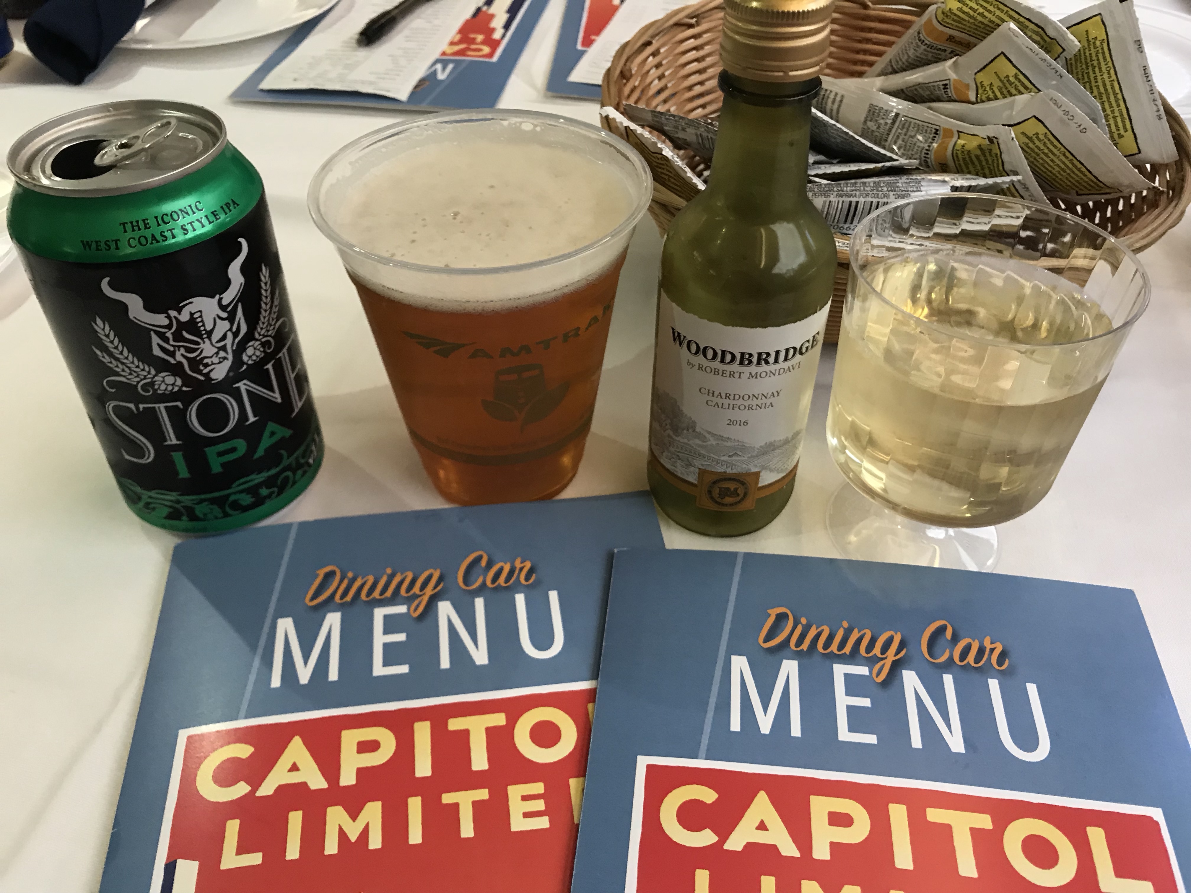 Capitol Limited dining car