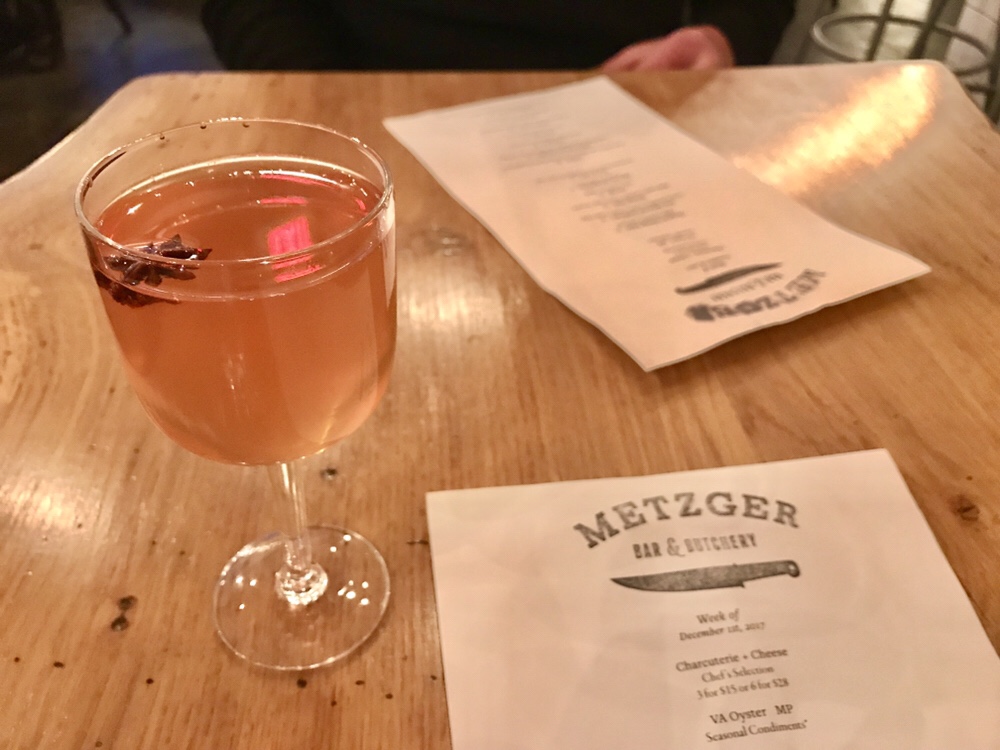 Metzger Bar & Butchery cocktail