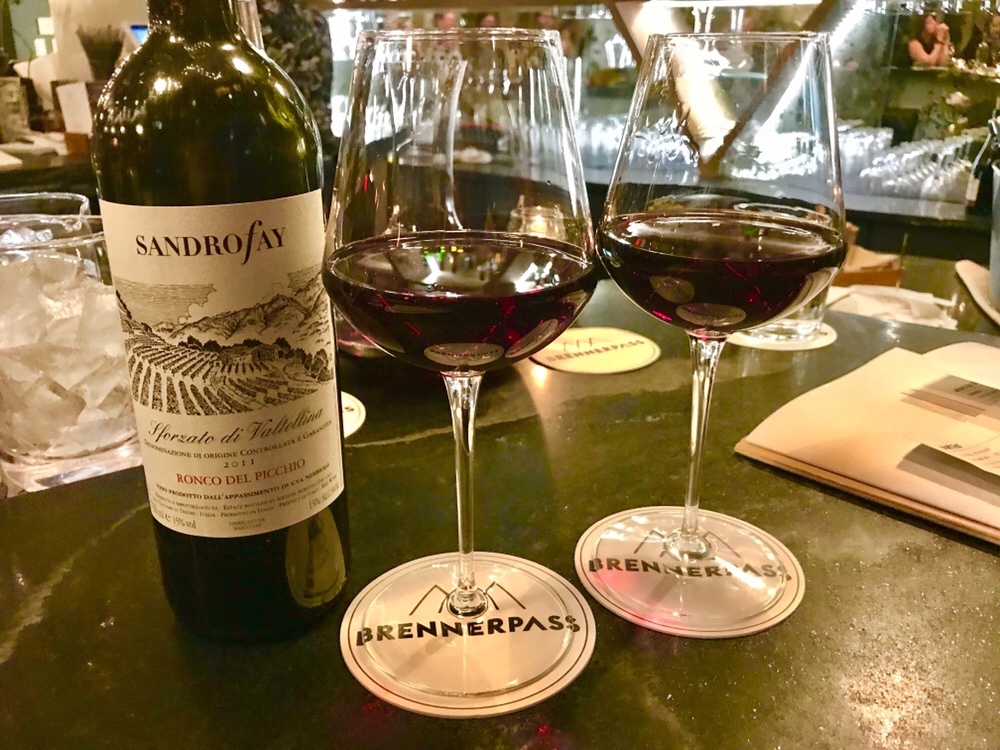 Brenner Pass wine from Lombardy