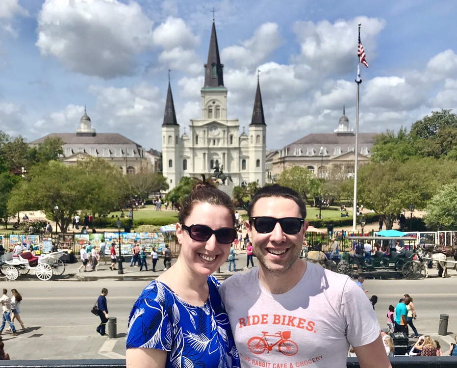 Marnay and Paul in New Orleans, Louisiana