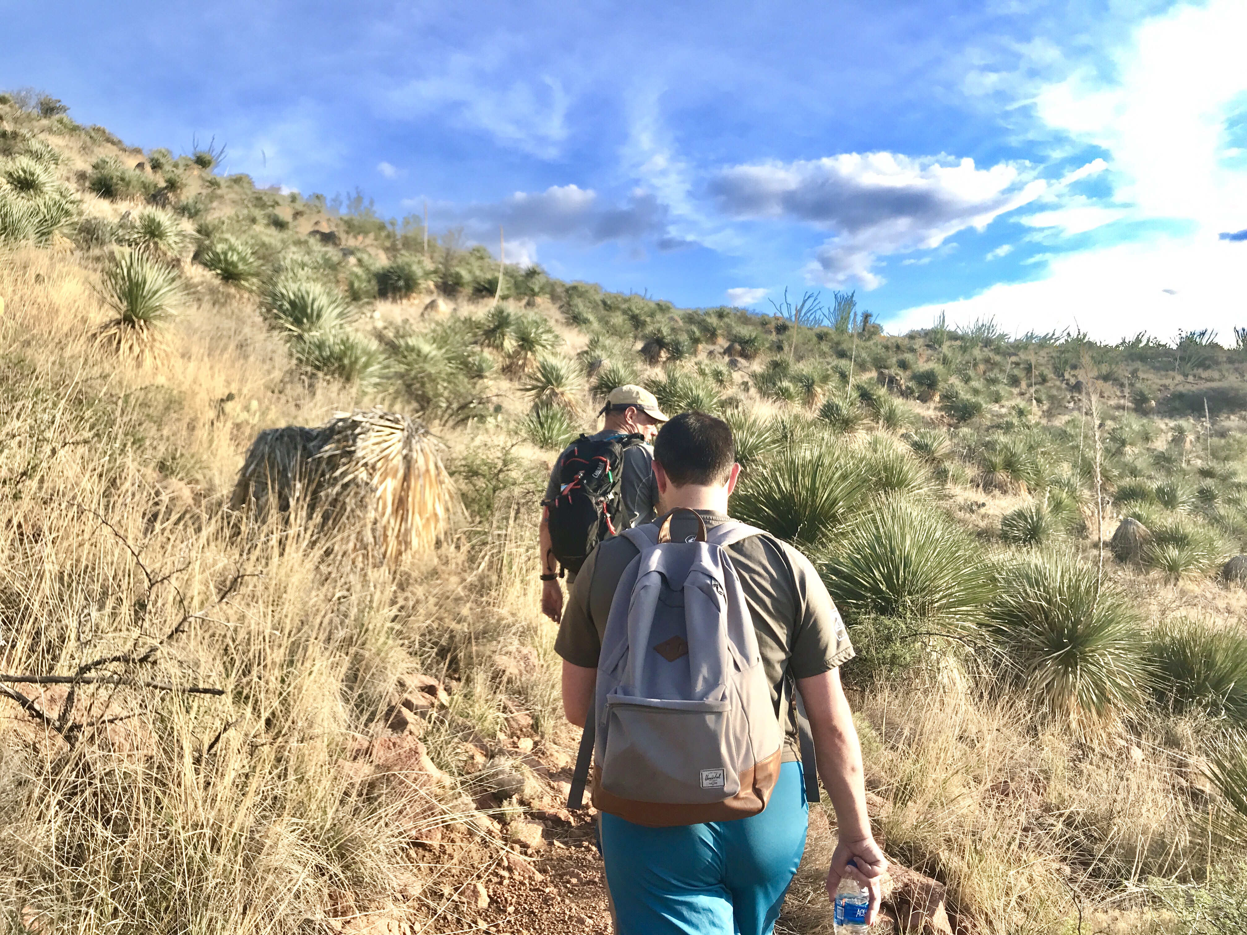 Hiking with Don at Franklin Mountain State Park in El Paso, Texas