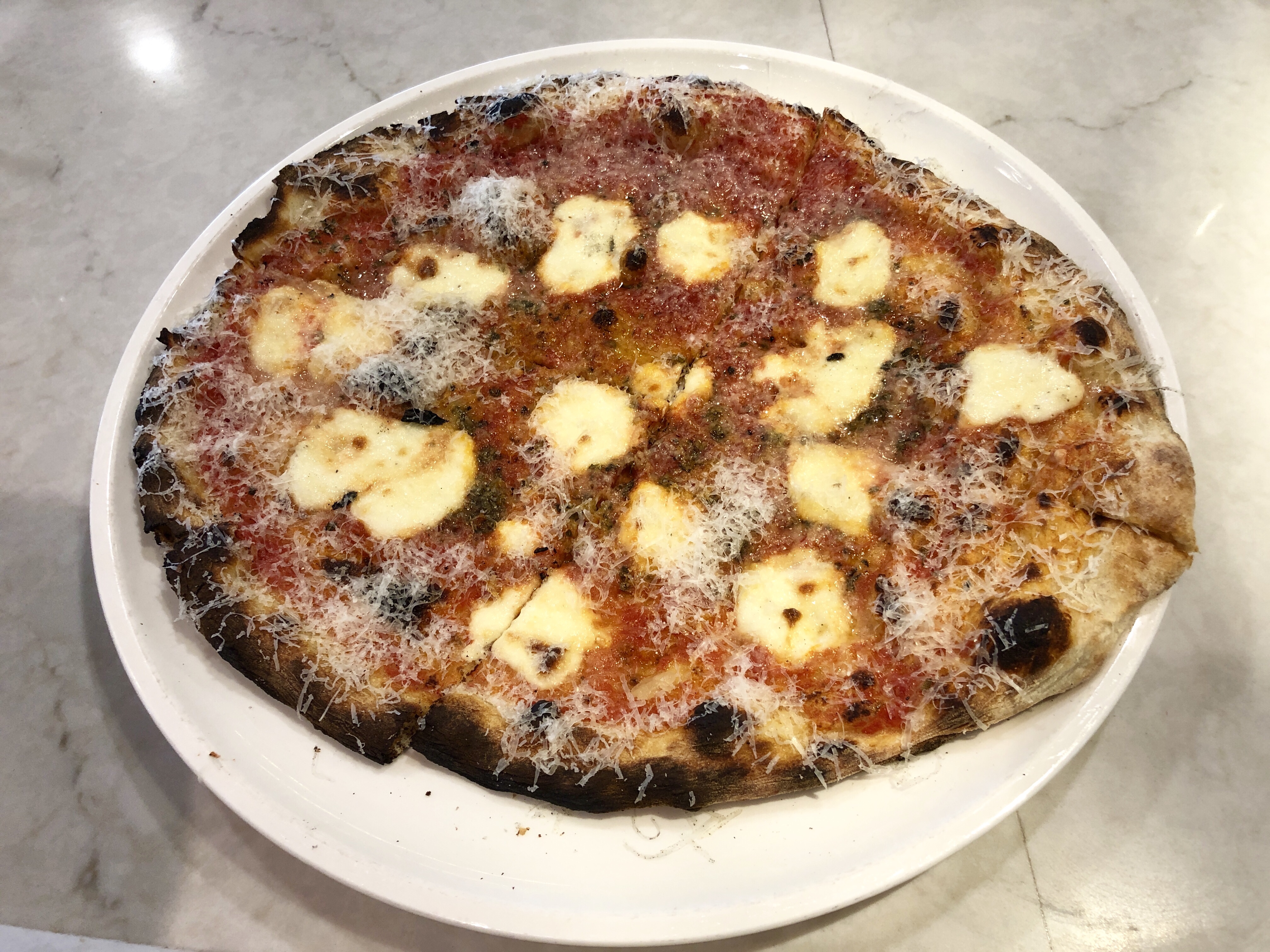 Pizza at Varasano's Pizza in the Hartsfield-Jackson airport in Atlanta