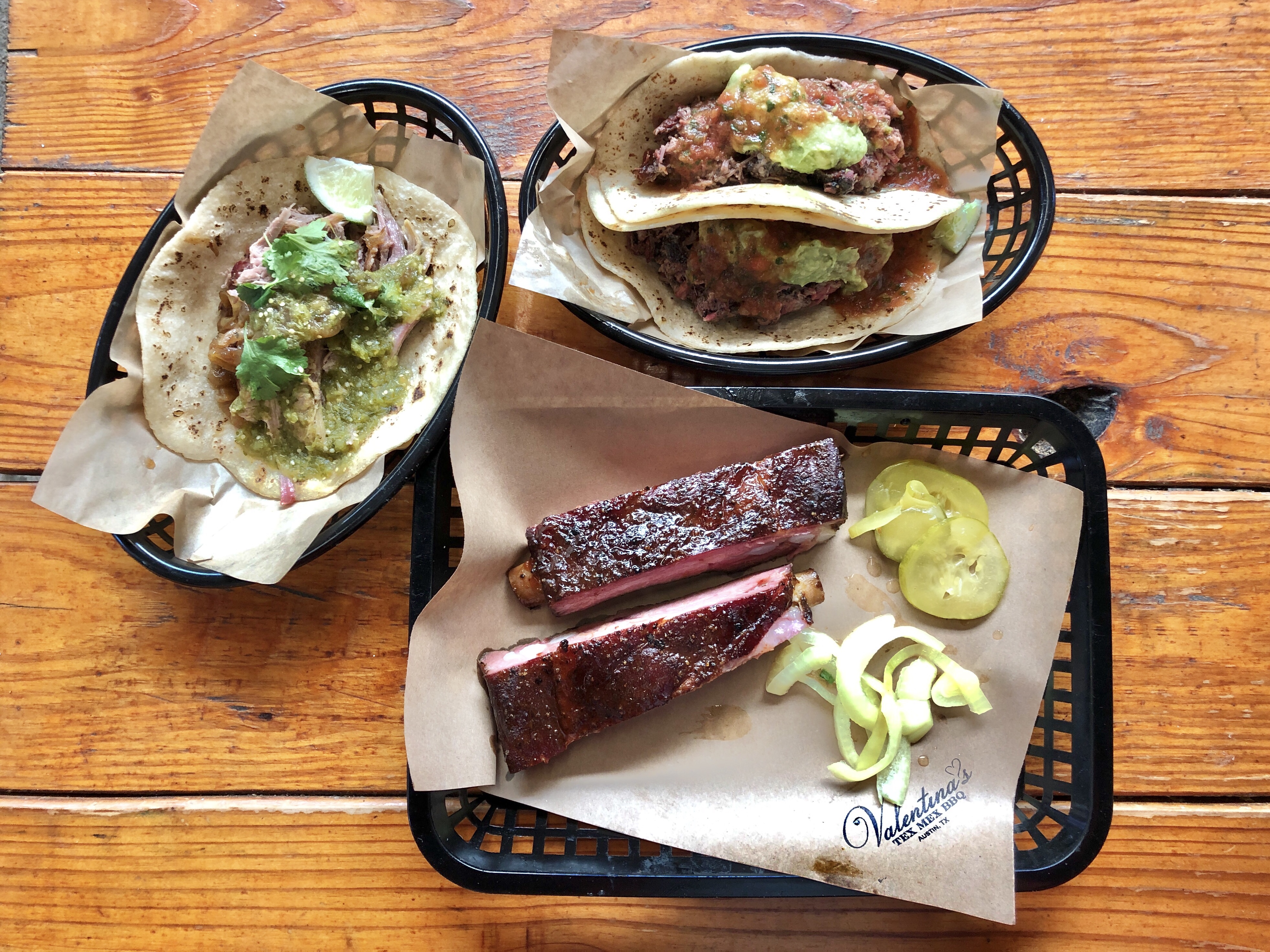 Lunch at Valentina’s Tex-Mex BBQ in Austin, Texas